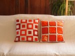 coussins patchwork - Ref.71109 et Ref.80303